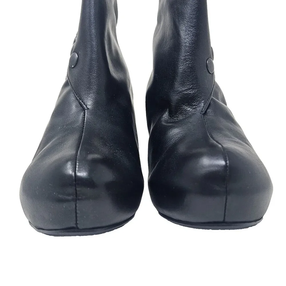 CHANII B Ankle Boot Carpe Diem Black Tattoo 41 Leather Limited Edition Glam Rock